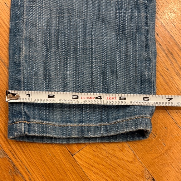 Y2K Frankie B. Light Blue Straight Leg low Rise Jeans - Picture 7 of 9